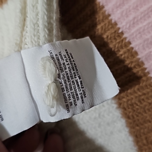 Anthropologie Maeve Sporty Sweater Dress Lambswool Cashmere Rainbow Large - Picture 3 of 8